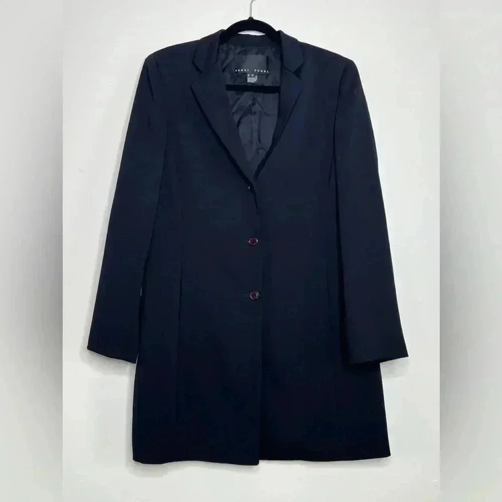 Yansi Fugel Women’s Tailored Blazer Jacket Shoulder Pad Sz 10